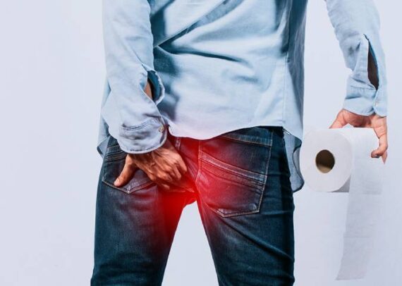 Dr. Pinak Dasgupta explaining modern piles treatment during Piles Awareness Month at GEM Hospital, Chennai